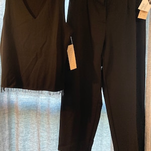 Women's apostrophe black dress pants size 12 EUC