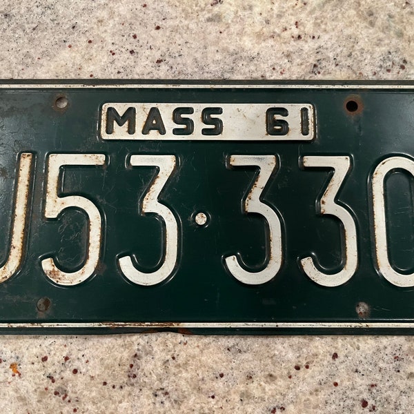 1961 License Plate Etsy