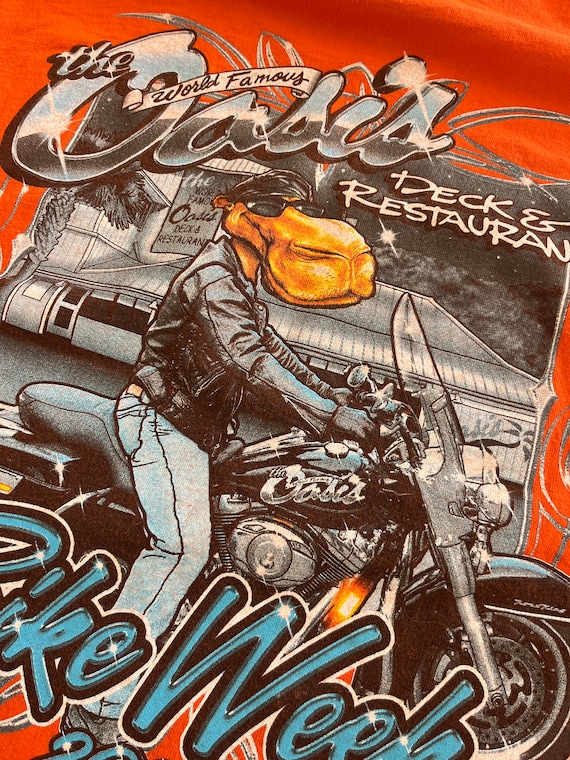 Oasis Bike Week St Augustine Florida Deck & Restaurant T Shirt