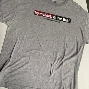Vintage IU Indiana University Alumni Been There Done That T Shirt Size 2XL image 2