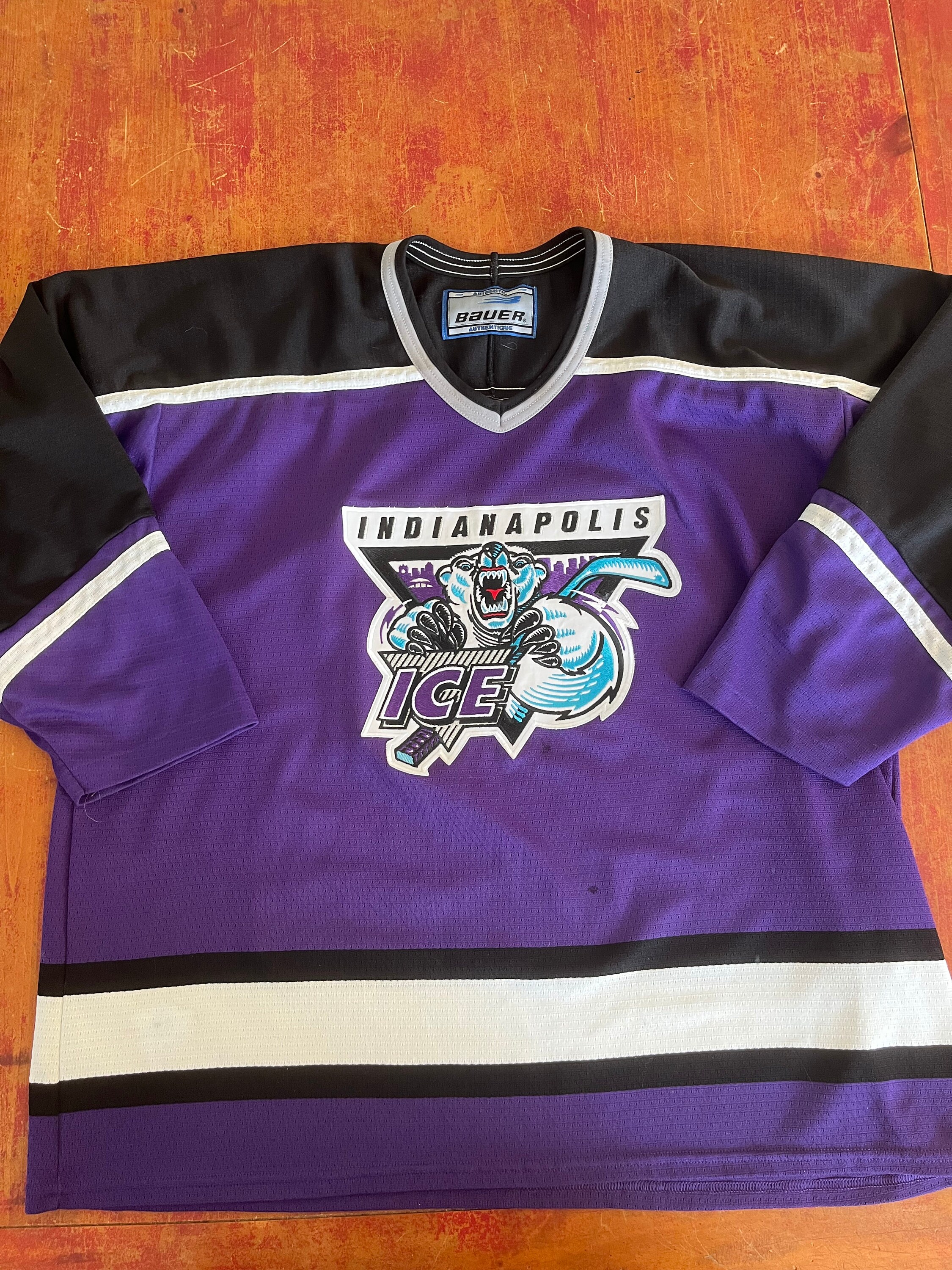 Buy Glasgow Braehead Clan Vintage Ice Hockey Jersey Warrior Purple