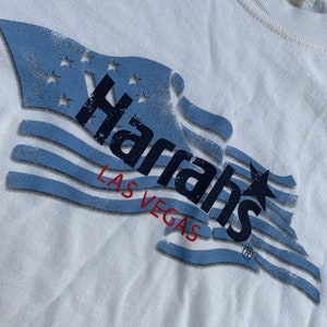 Vintage Harrahs Las Vegas T Shirt Size Small Casino Nice