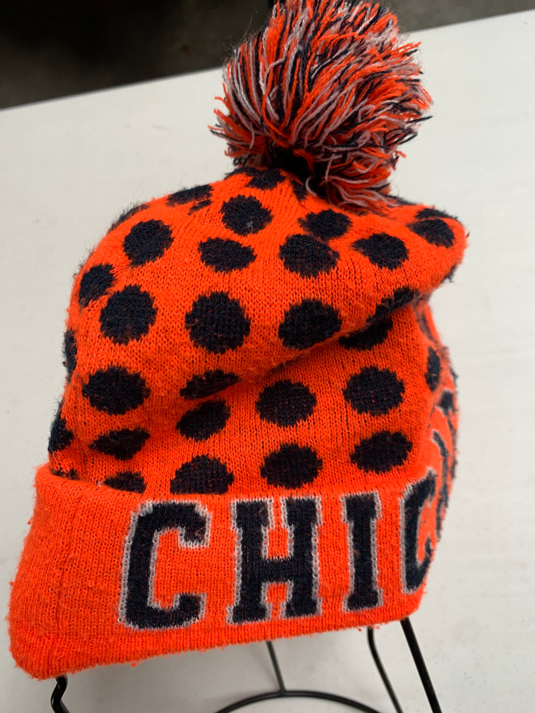 Vintage Chicago Bears Winter Beanie Hat 