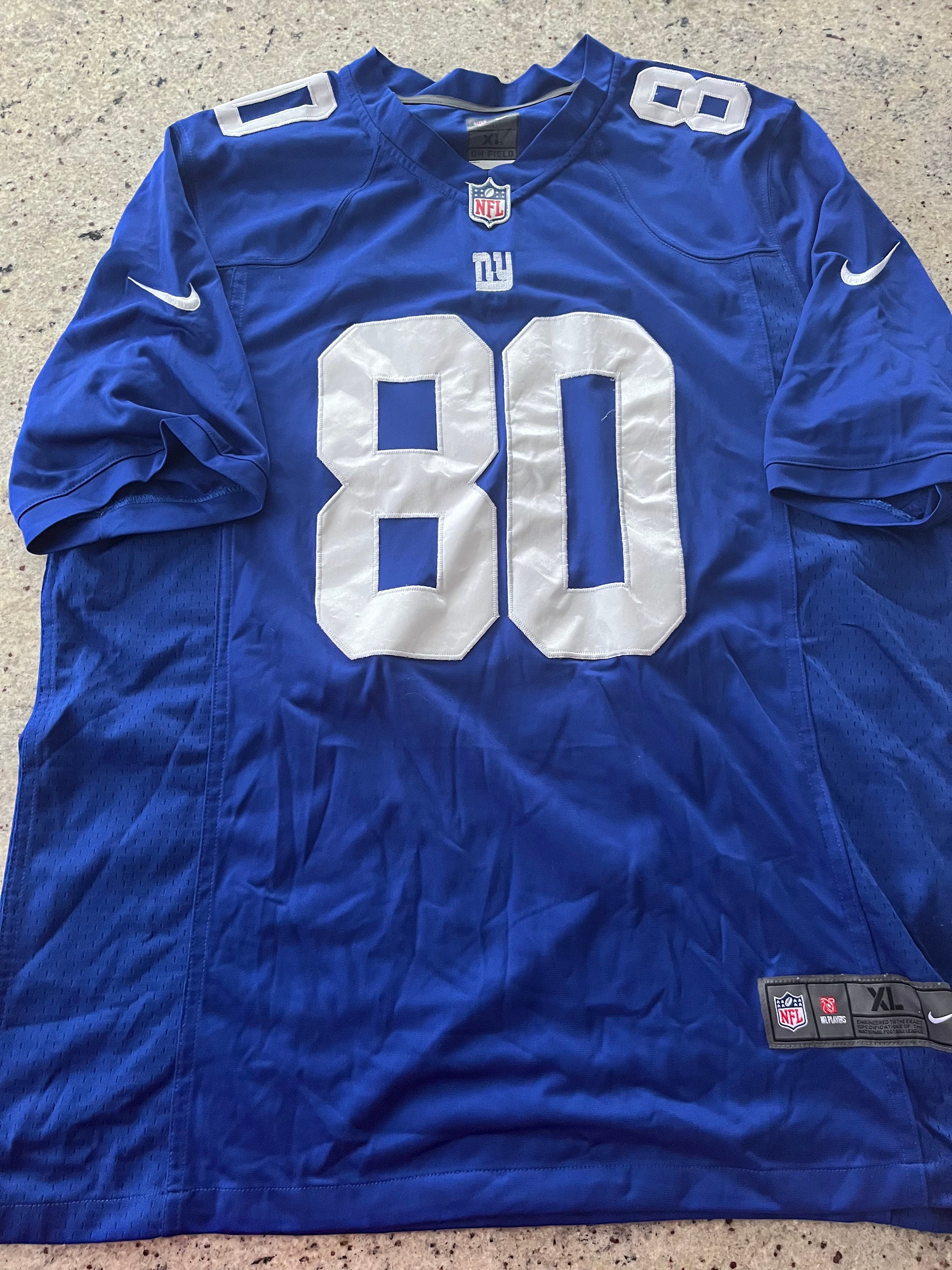 Vintage Victor Cruz #80 Football Jersey Quality Embroidered