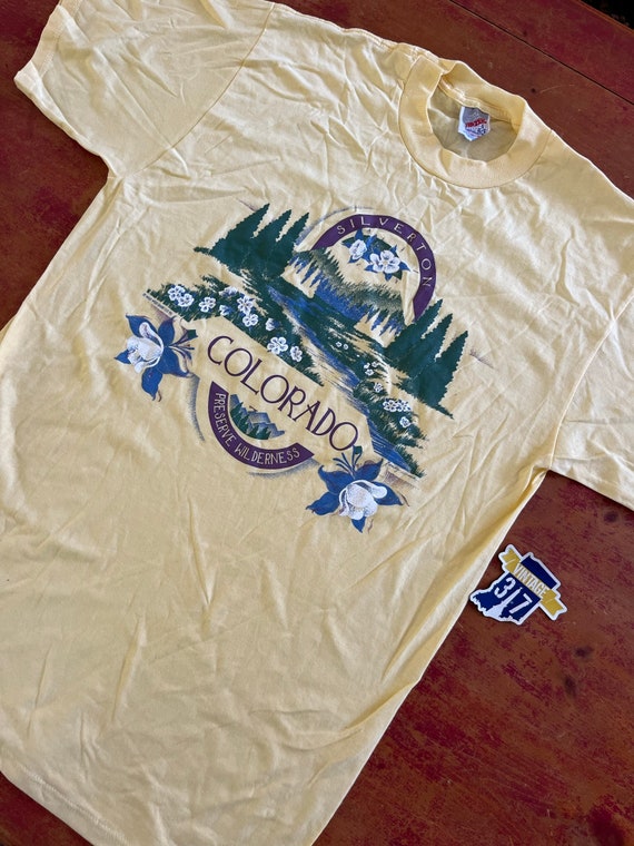 Vintage 80s Silverton Colorado T Shirt Size Large… - image 2