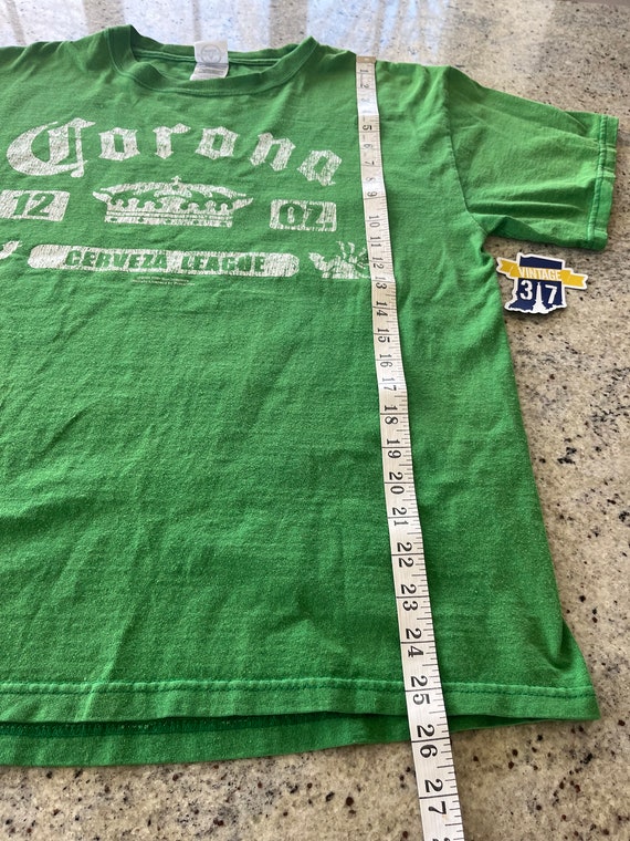 Vintage Corona Beer Cerveza League T Shirt Size M… - image 6