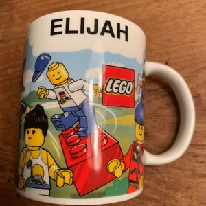 Vintage Elijah 2006 LEGOLAND California Ceramic Lego Character Figure Coffee Mug