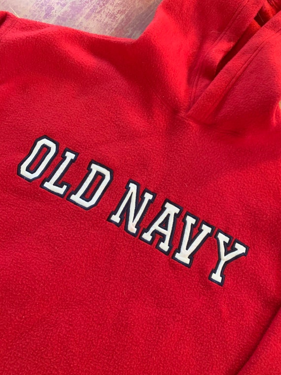 Vintage Old Navy Fleece Pullover Hoodie 