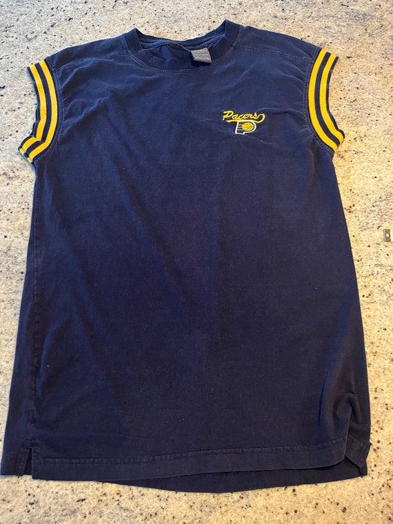 Vintage Indiana Pacers Sleeveless Muscle Shirt Si… - image 2