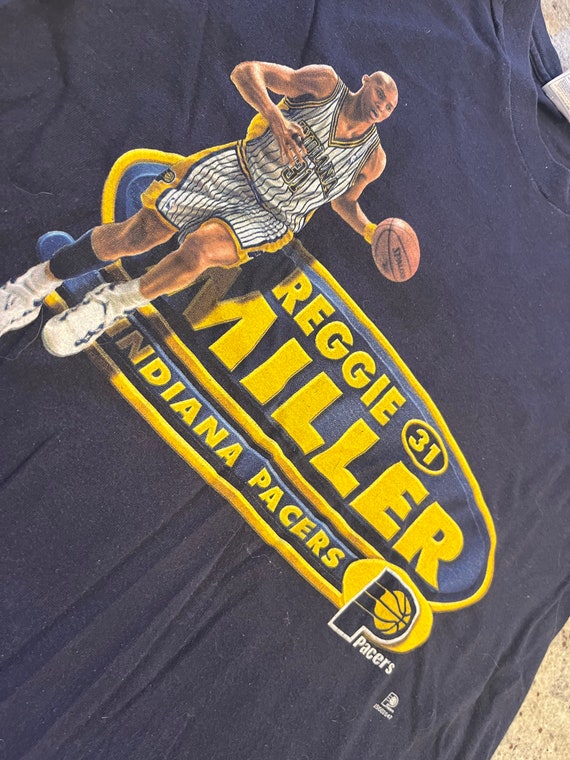 Vintage Reggie Miller Indiana Pacers T Shirt Size… - image 8