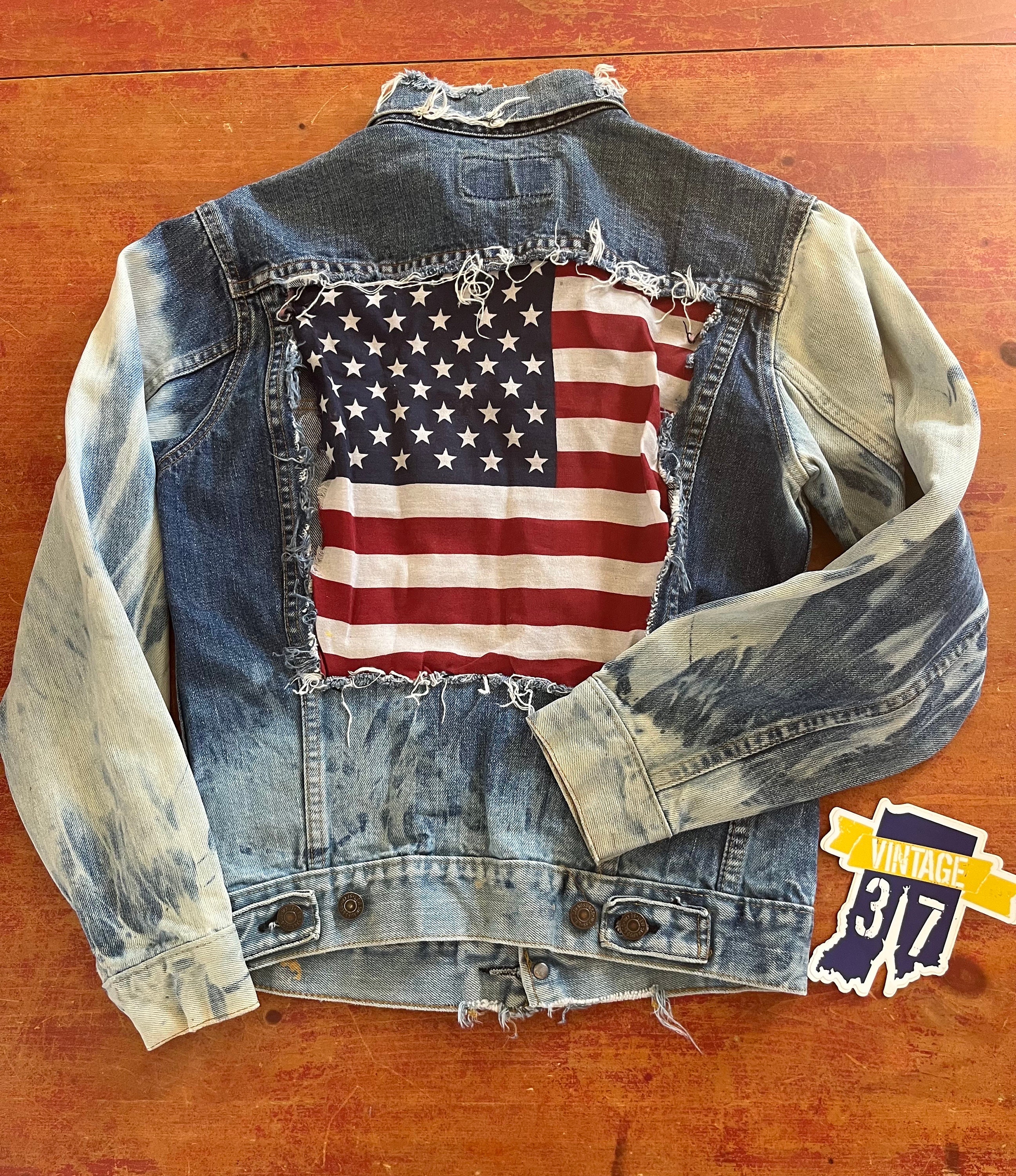 Vintage 80s Levis Denim Jacket Size Small American Flag Quality Made in USA Distressed - Etsy Vintage 80s Levis Denim Jacket Size Small American Flag Quality Made in USA Distressed - Etsy