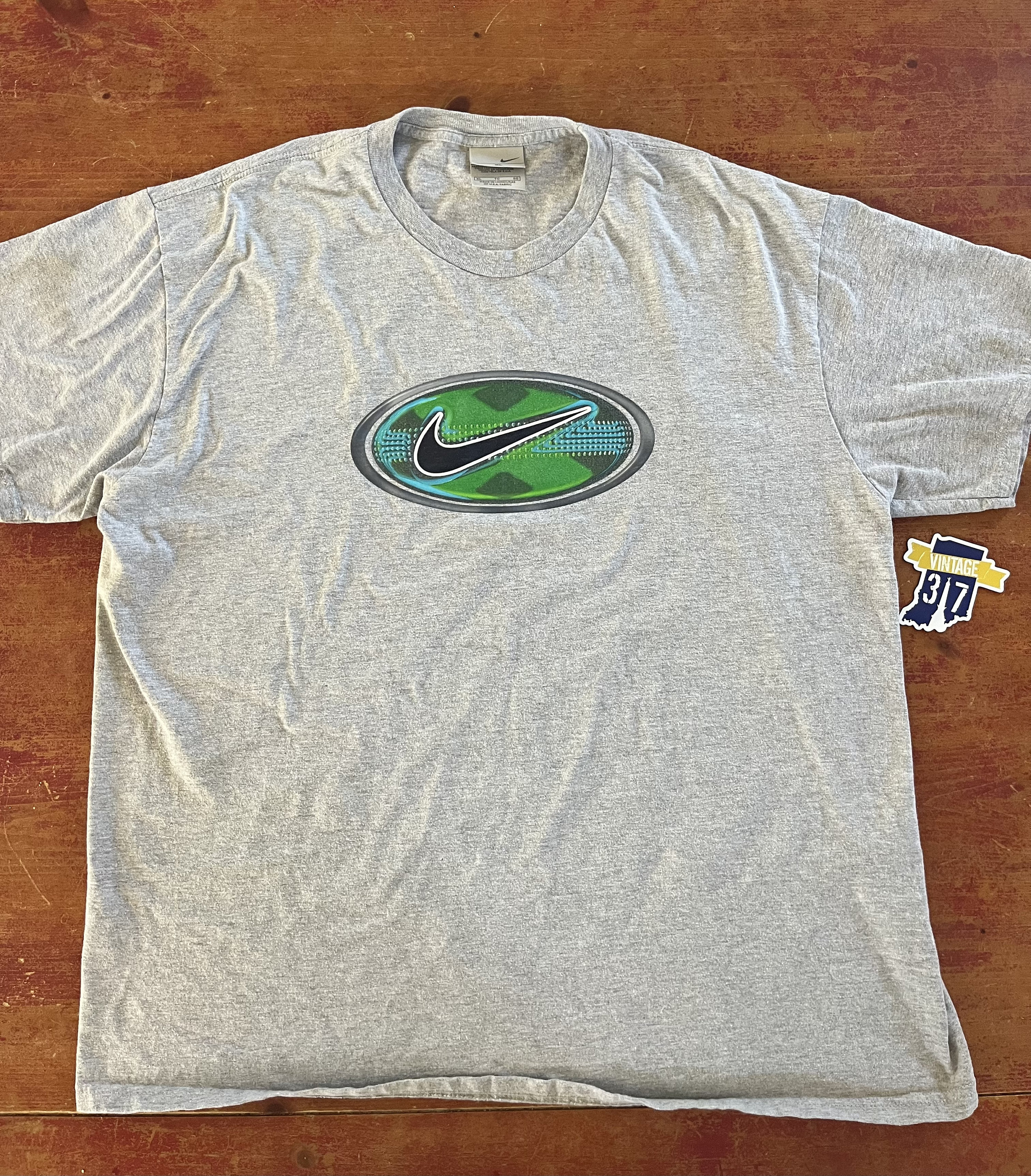 ナイキ 他社ボディ 80s ヴィンテージ tシャツ NIKE - ヴィンテージ 80s 紺タグ ナイキ Tシャツ スウォッシュ