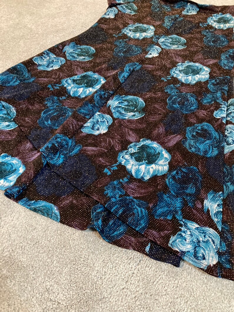 EUC women\u2019s petite size 14 dress by CDC purple and blue