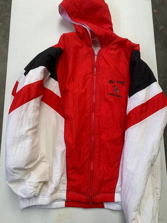 Vintage 90s Ball State University Cardinals Puffer