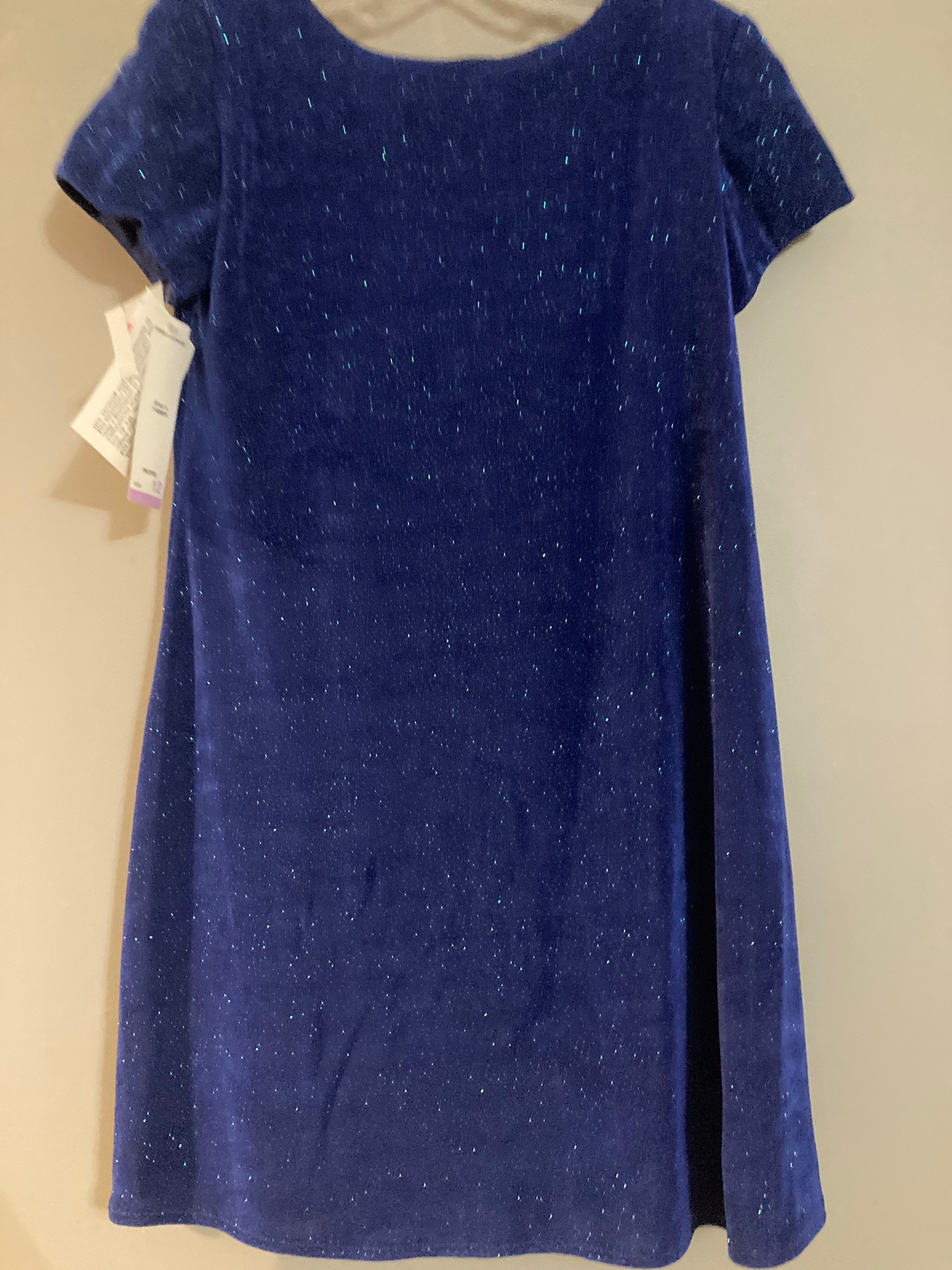 NWT Jessica Howard Blue Dress Petite Size Sparkles Party Quality