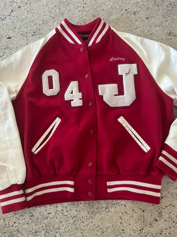 High school jacket best sale letters