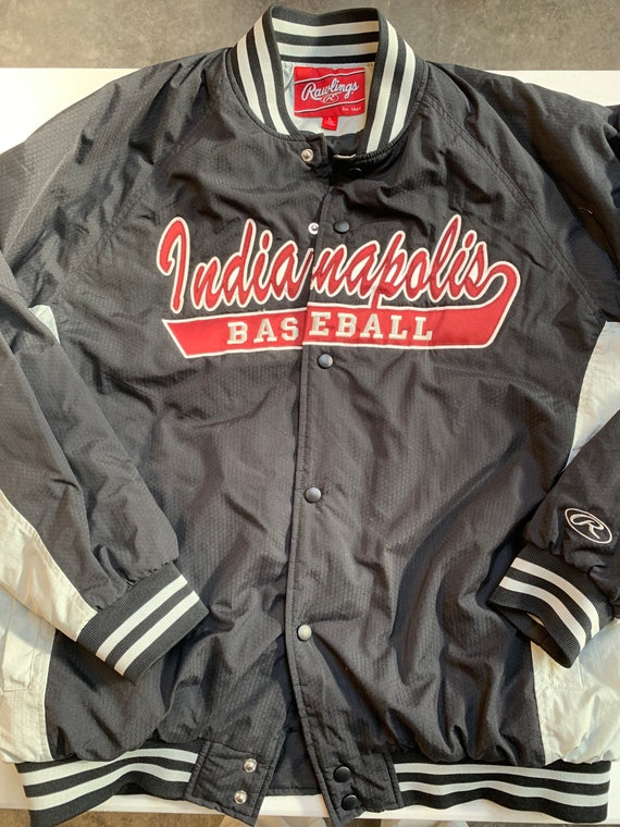 Vintage Rawlings Indianapolis Baseball Jacket Large Quality