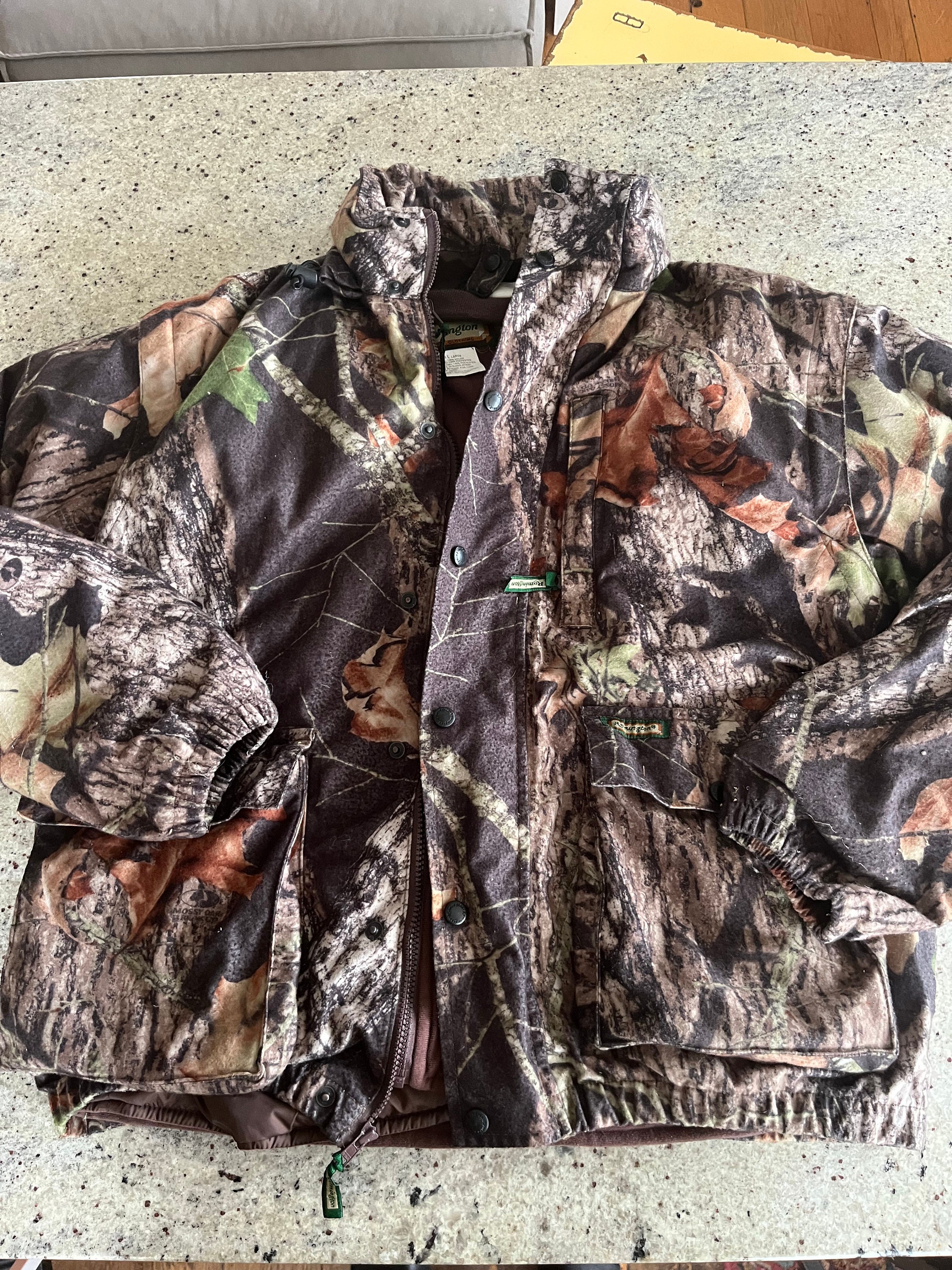 Remington reversible camo jacket sales