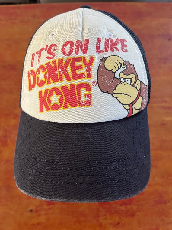 Vintage Donkey Kong Cap Hat SnapBack It’s On Like 