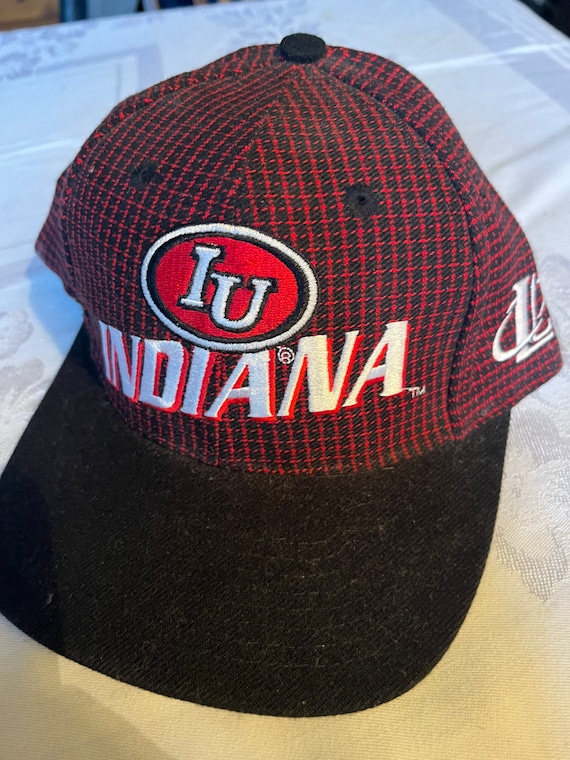 Vintage Indiana IU adjustable Hat Cap Quality Woo… - image 1