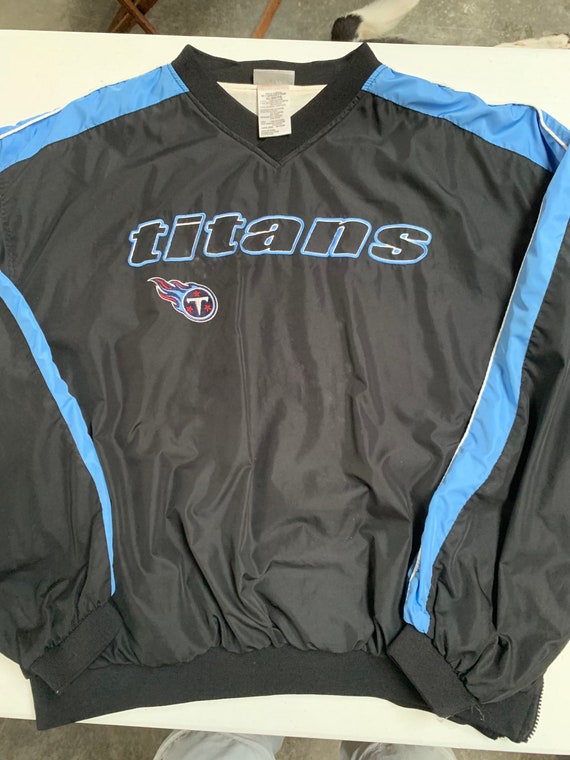 Vintage Tennesee Titans Windbreaker Jacket Size XL Quality Embroidered