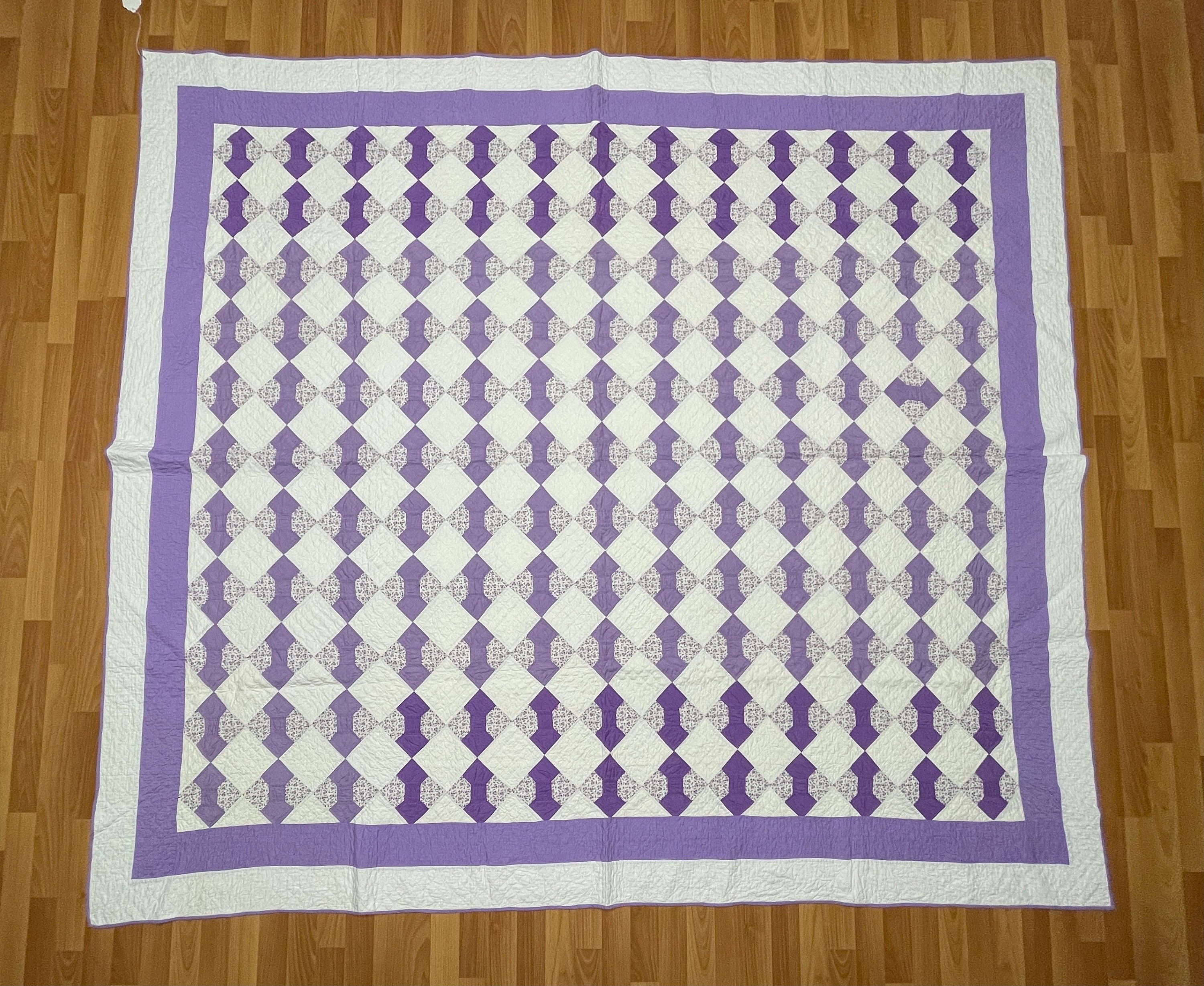 Antique quilt grandmothers flower garden - Etsy 日本