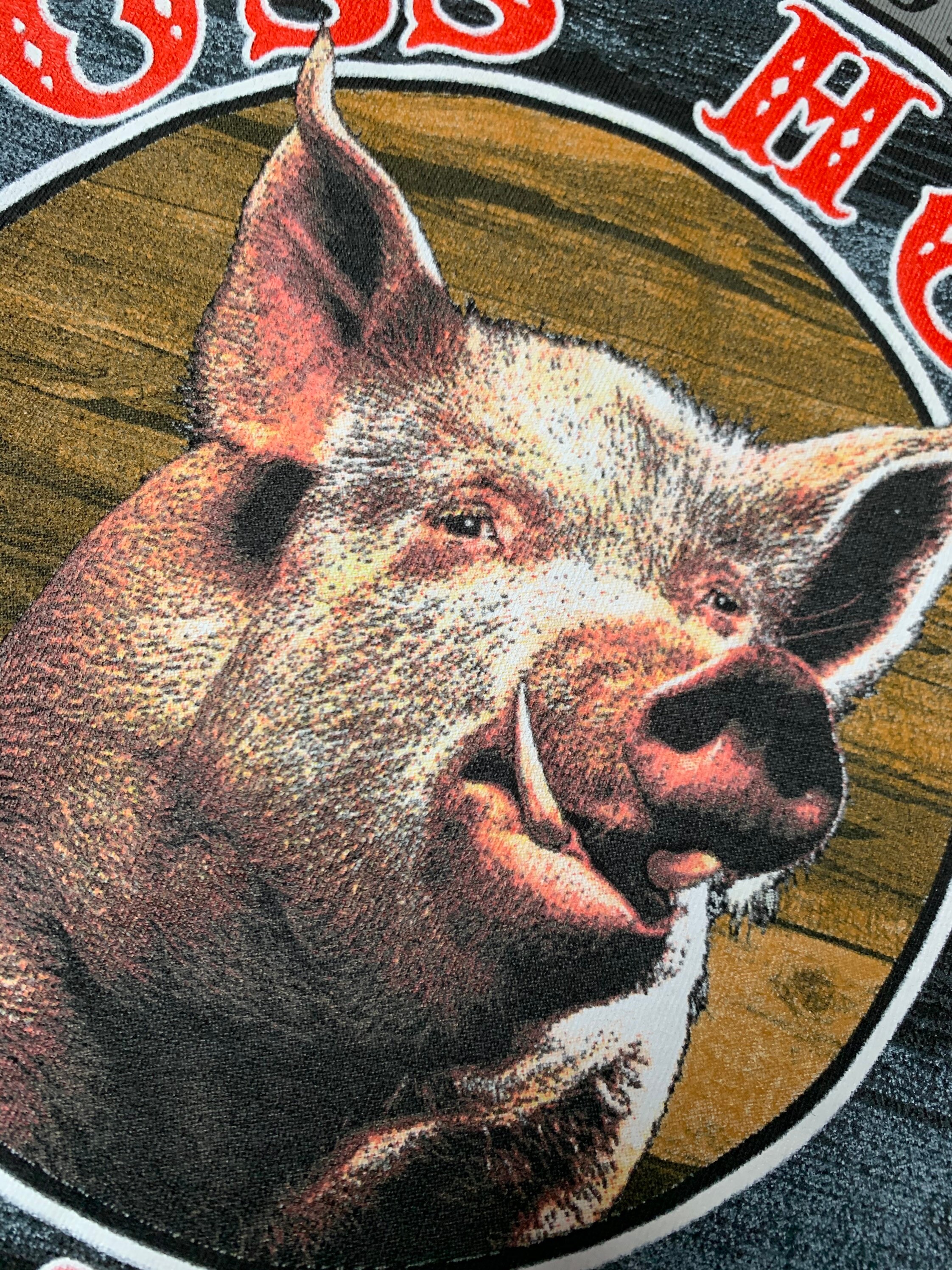 Vintage Boss Hog BBQ T Shirt Size Medium Awesome Graphics Crazy 