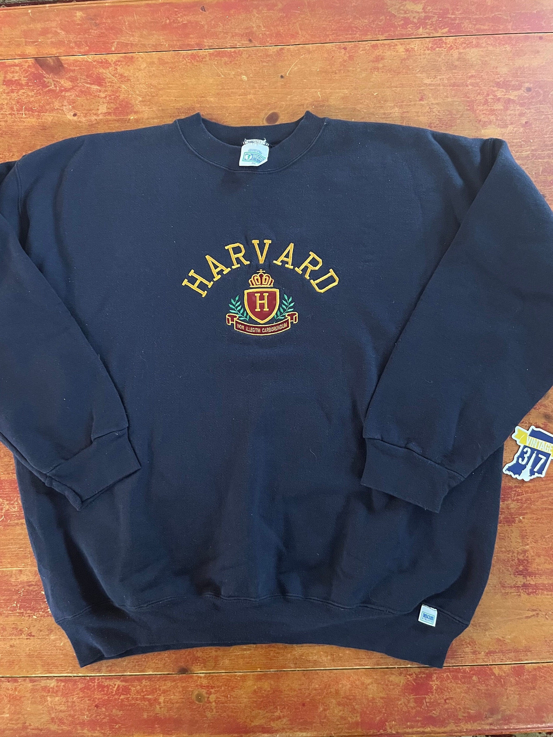 Embroidered Harvard Style New York Hoodie