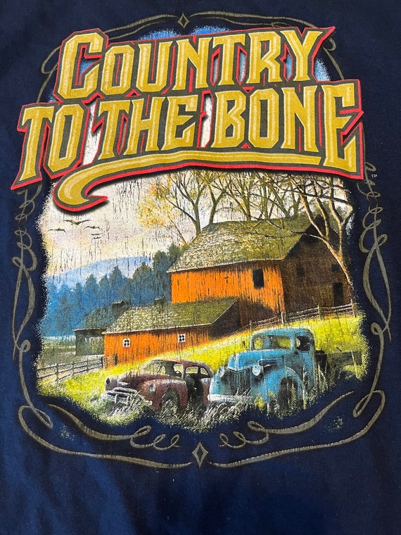 Country to the Bone T Shirt Size Medium 
