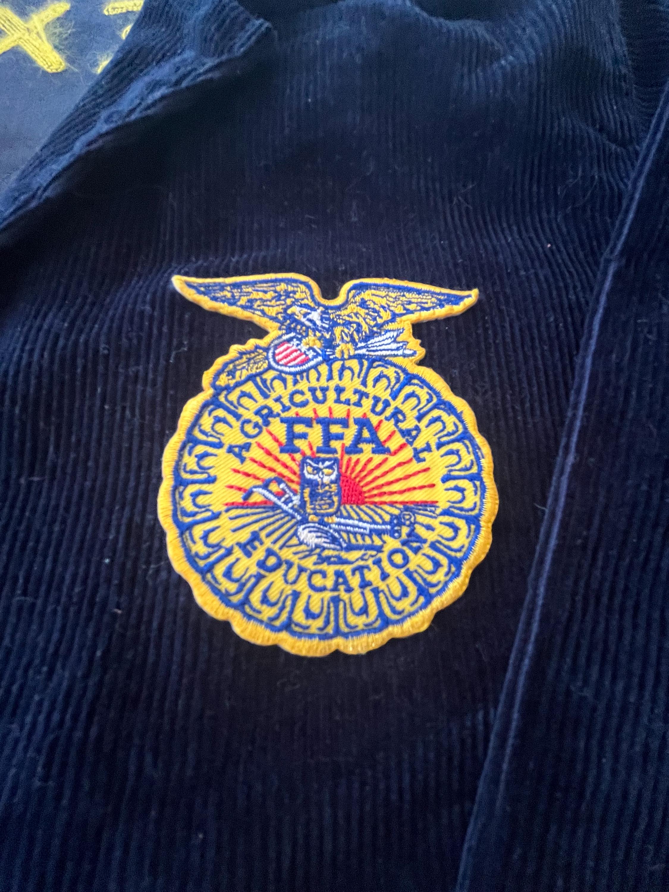 Vintage FFA Future Farmers of America Corduroy Jacket Size 38