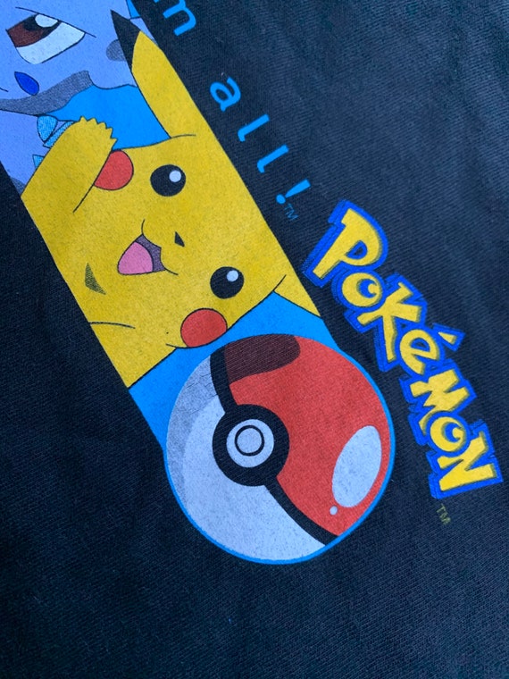 Vintage Pokemon 1999 Gotta Catch Em All Black Gra… - image 3