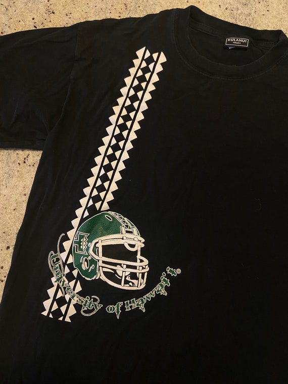 Vintage University of Hawaii Football T-Shirt Lar… - image 3