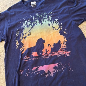 Vintage The Lion King T Shirt Size Medium Simba Timon Pumbaa Awesome Graphic