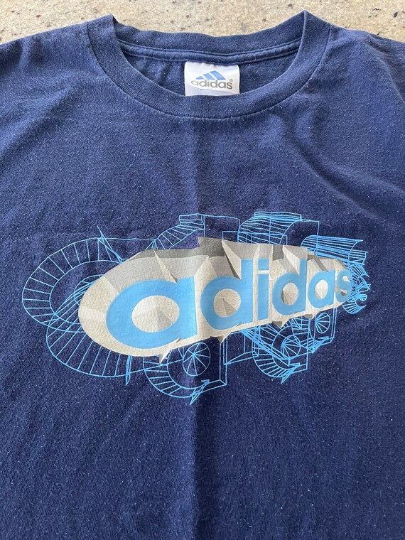 Vintage Adidas Graphic T Shirt Size Small Awesome… - image 2