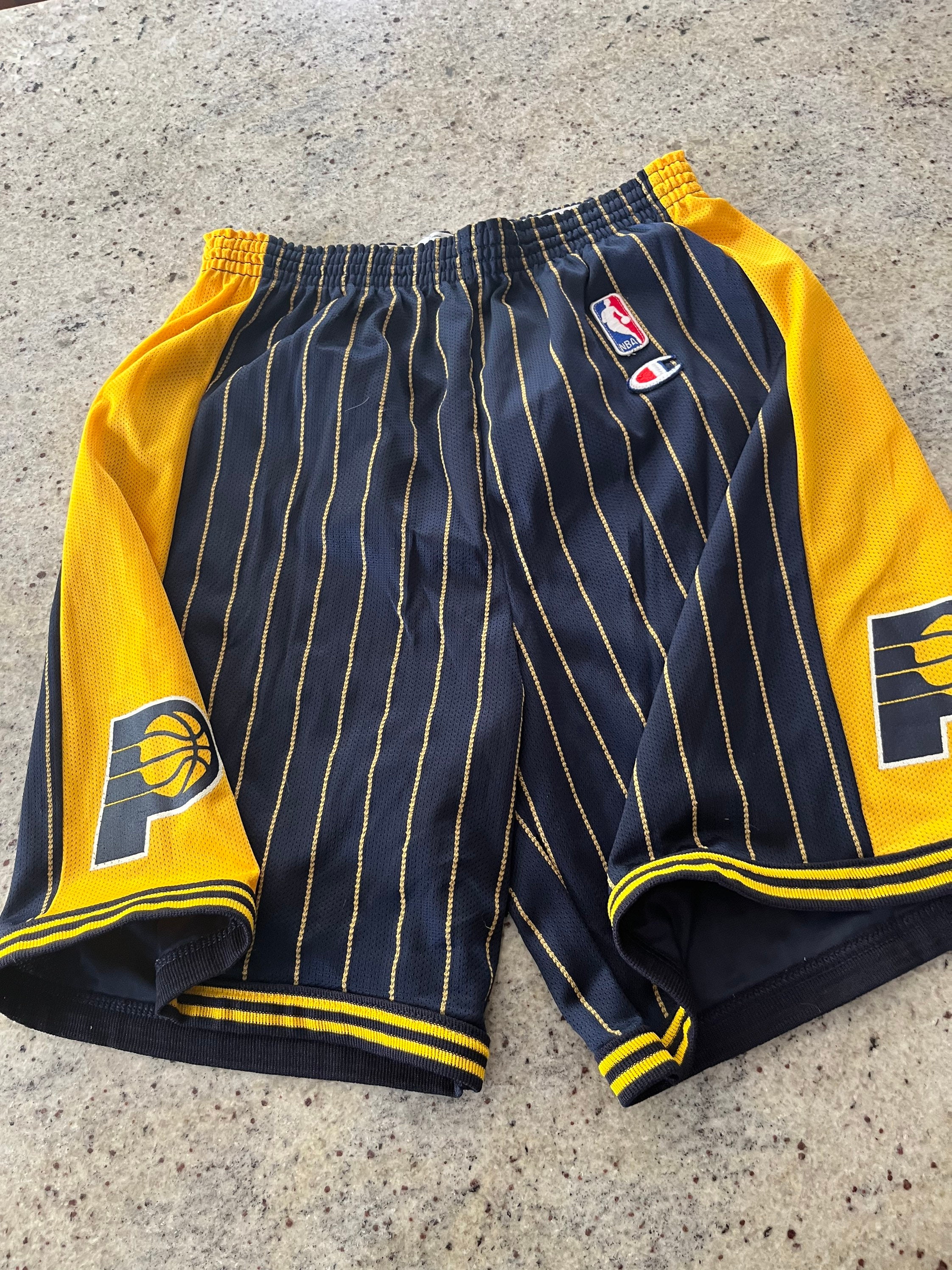 Champion Vintage Home Indiana Pacers NBA Basketball Shorts