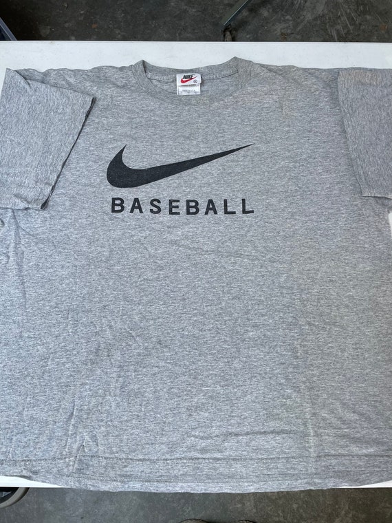 Vintage Nike Baseball T-shirt, Made in USA, Tagged Size XL