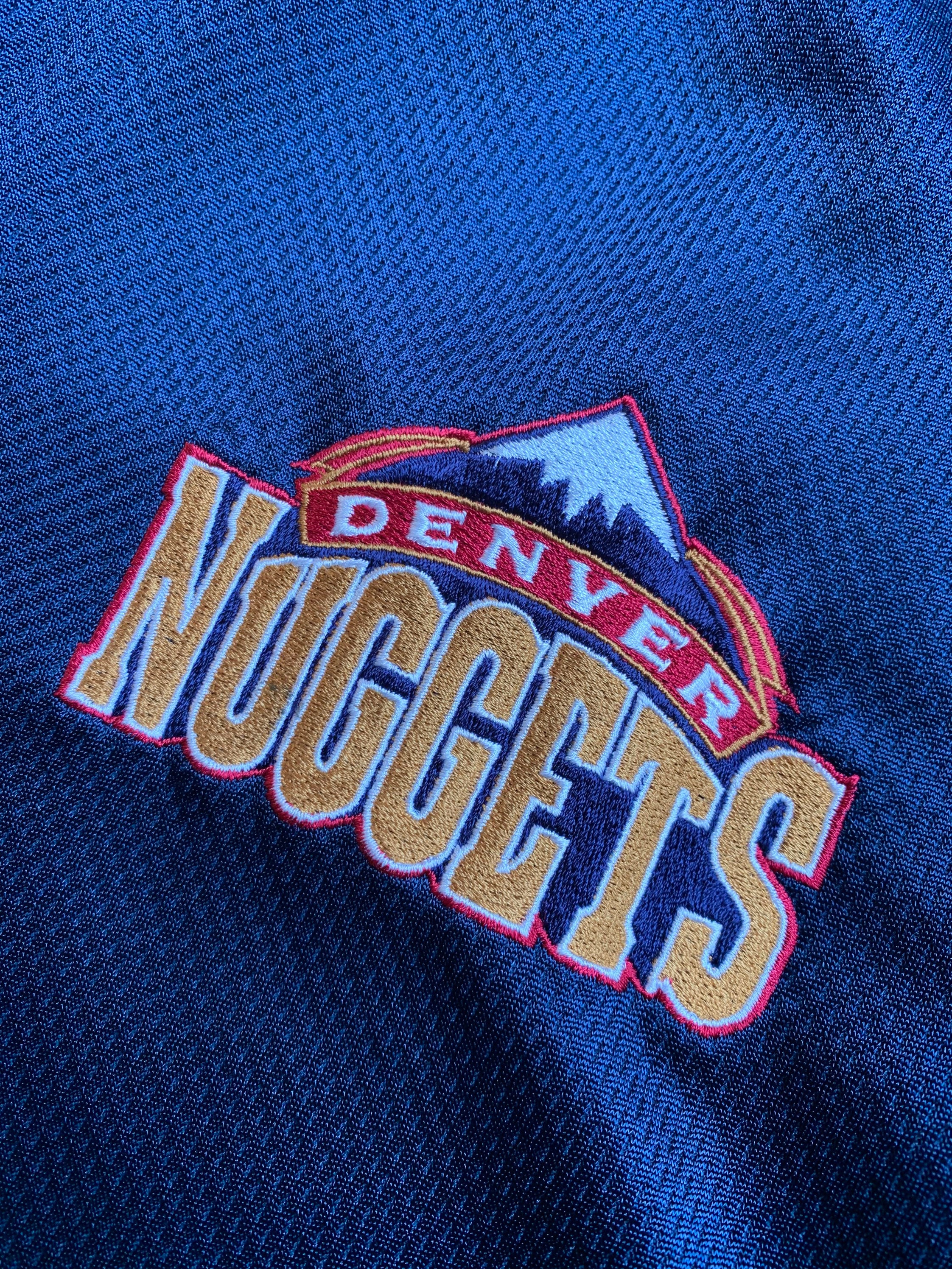 Mitchell & Ness Men's Mahmoud Abdul-Rauf Navy Denver Nuggets