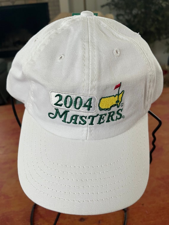 Vintage 2004 Masters Golf Tournament White Hat Cap Quality