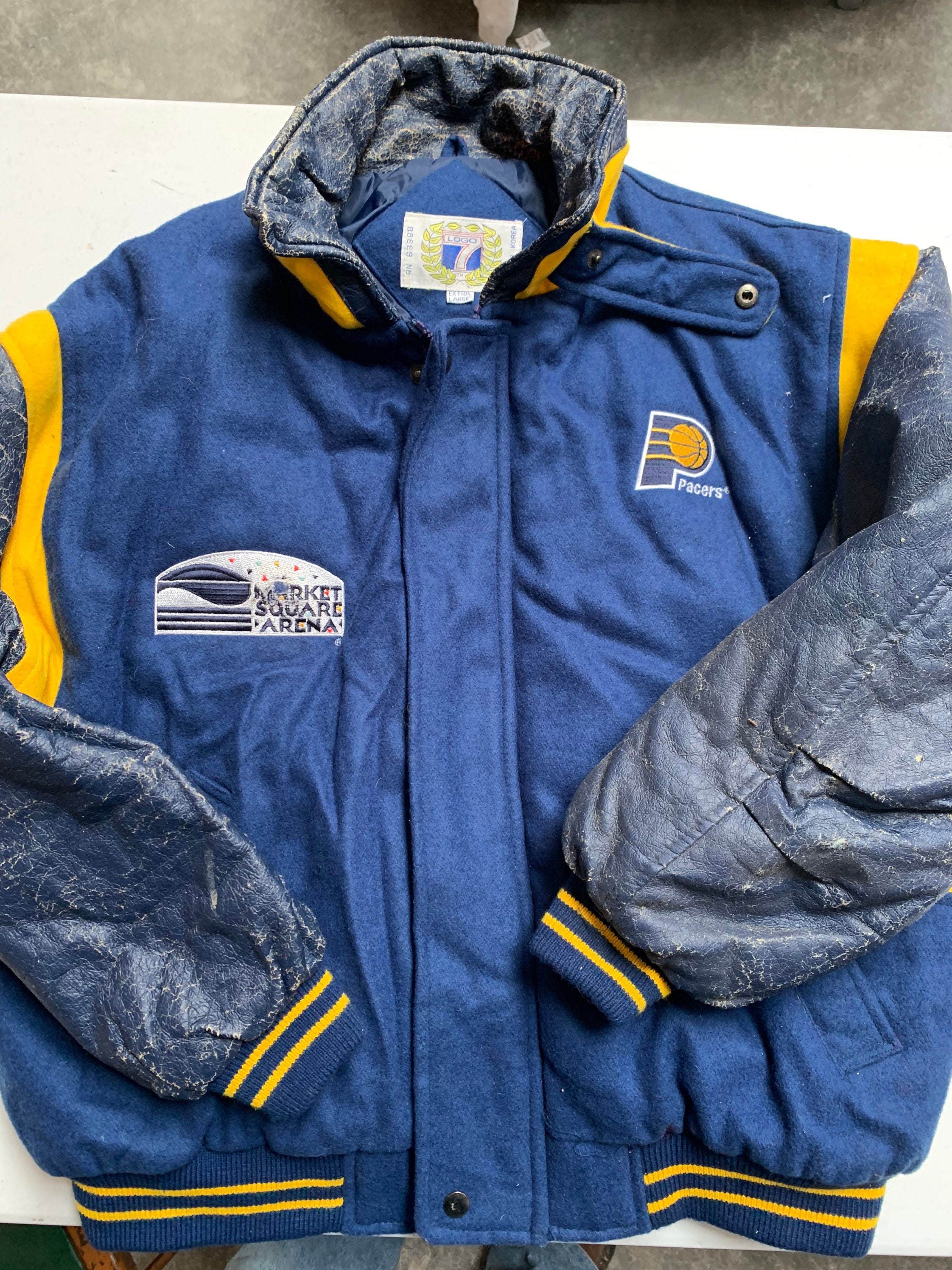 Vintage NBA Starter Indiana Pacers 1990s Jacket Windbreaker Size XL