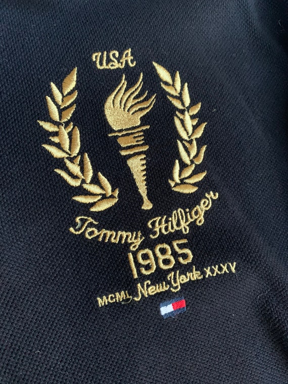 Crazy Vintage Tommy Hilfiger Polo Country Patches… - image 3