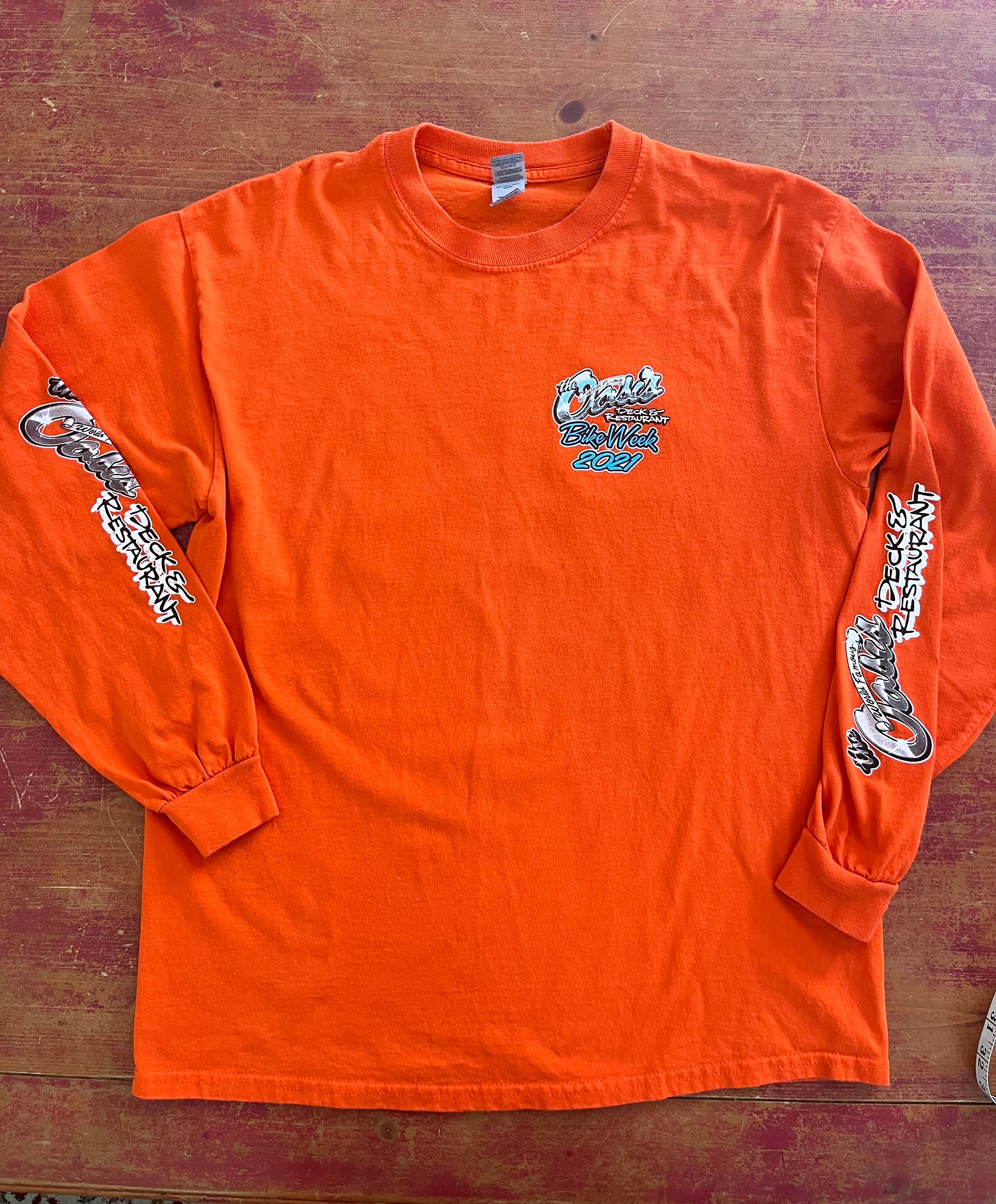 Oasis Bike Week St Augustine Florida Deck & Restaurant T Shirt