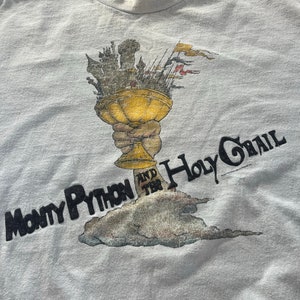 Vintage Monty Python and the Holy Grail T Shirt Size 2XL Awesome ...