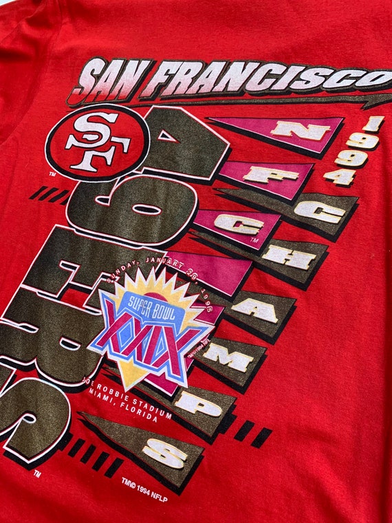Vintage San Francisco 49ers Super Bowl 29 T Shirt Size Medium