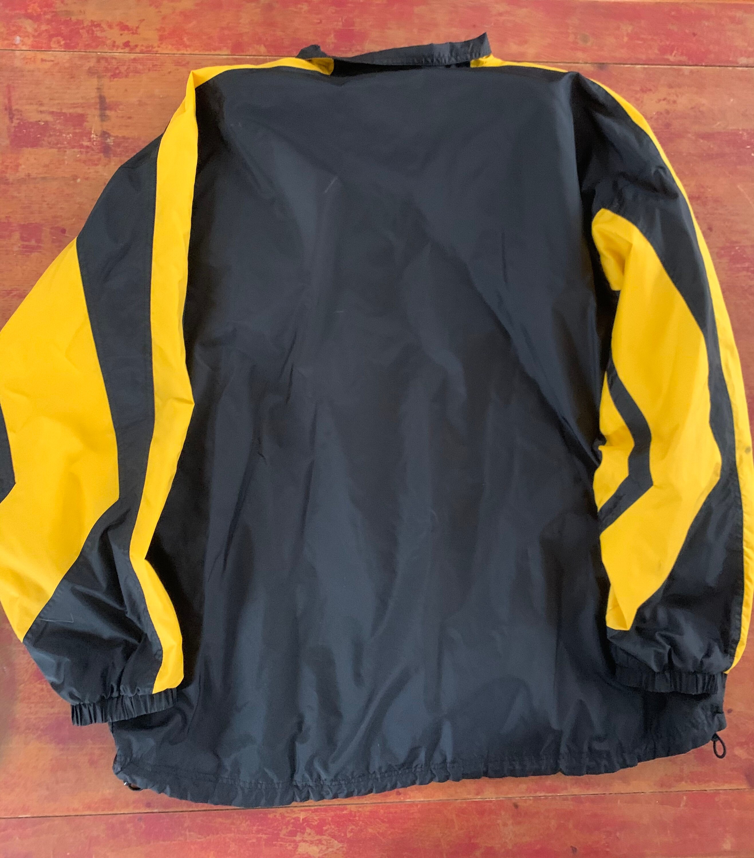 Indy 500 Windbreaker Full Zip Jacket Size XL Yellow Black IMS | Etsy