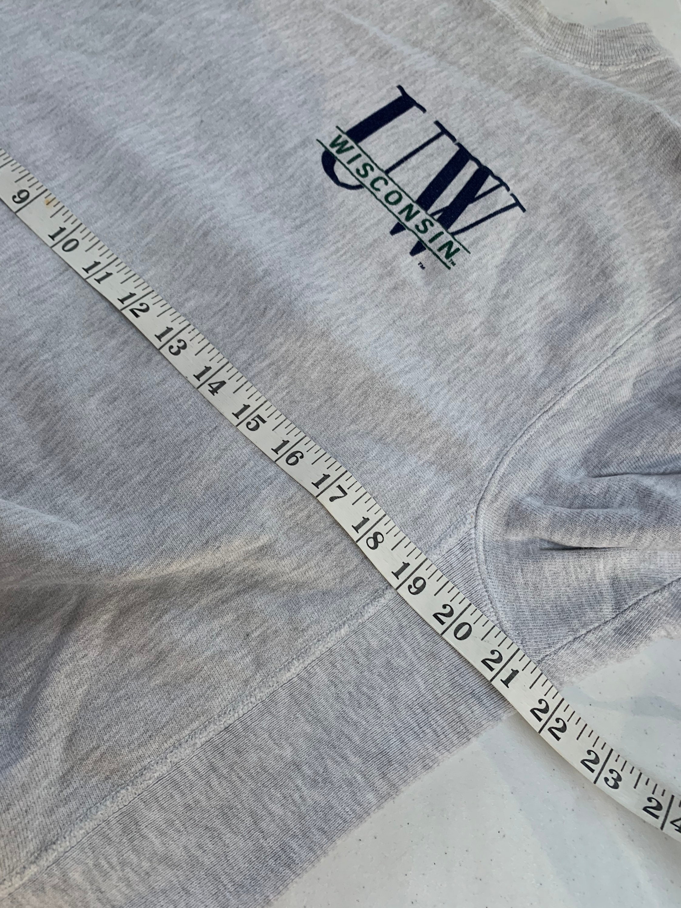 Vintage 90s University of Wisconsin Reverse Weave Champion Brand