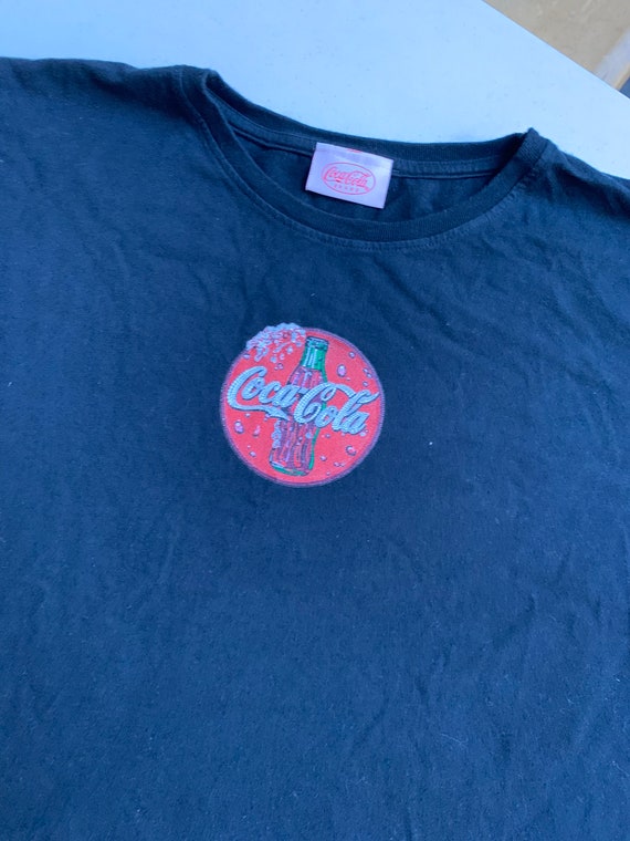 Vintage Coca Cola Womens T Shirt Size XL Awesome … - image 2