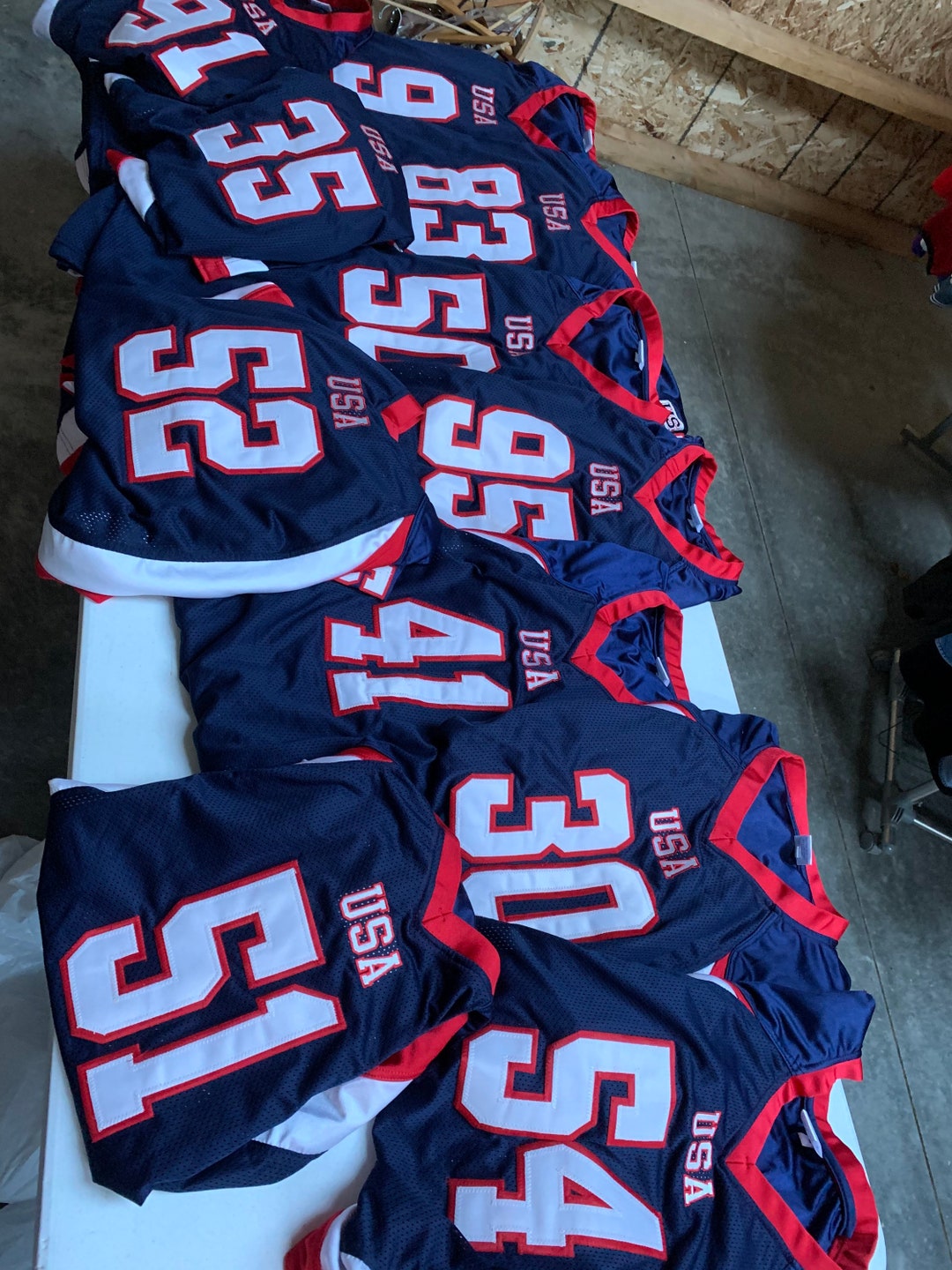 NFL ビルズ スティーブ・ジョンソン リミテッドジャージ【52/2XL】 USA All Pro Team Sports on Field Sewn Stitched Jersey #75