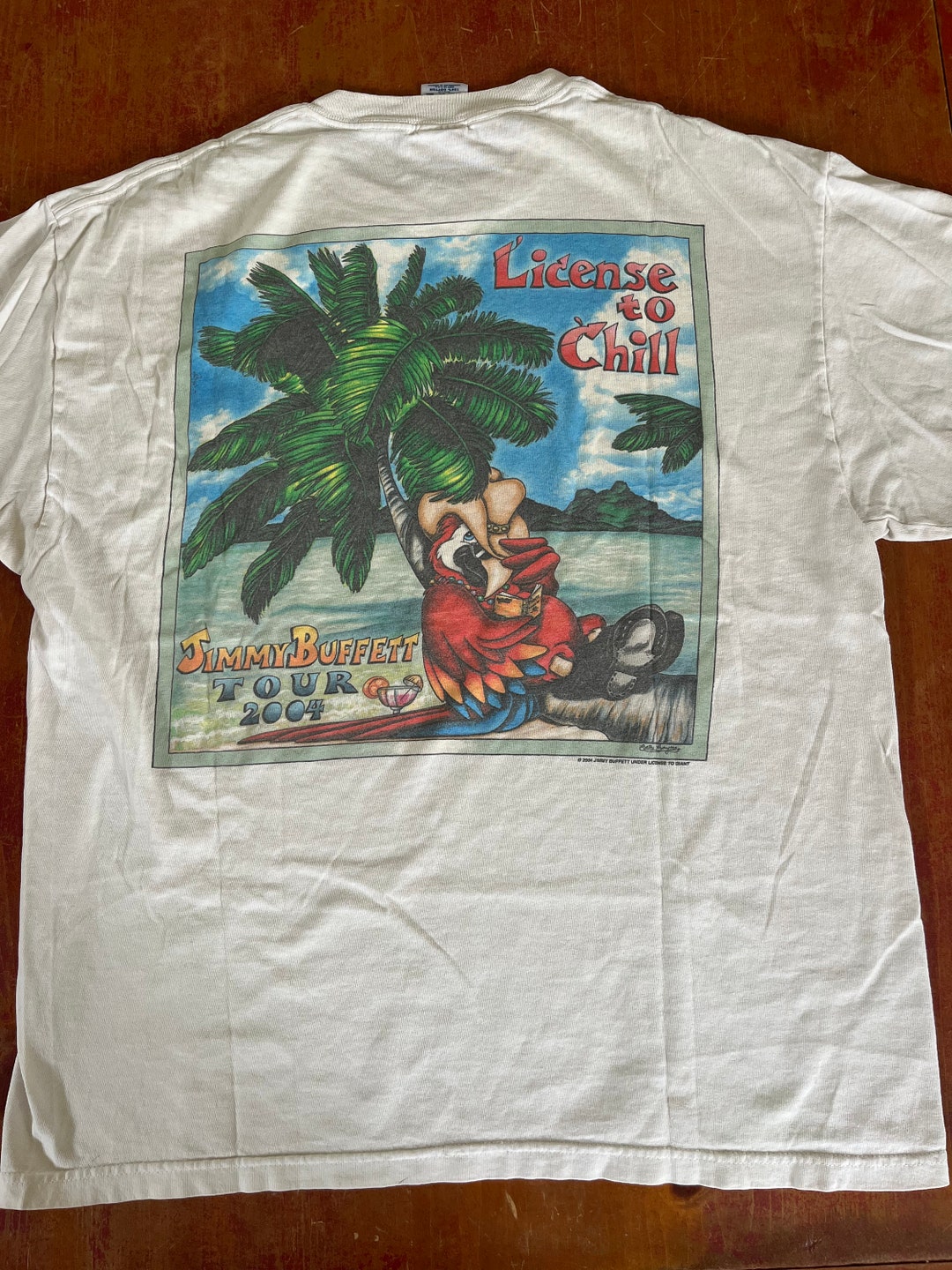 Vintage 2004 Jimmy Buffett Concert T Shirt Size Large