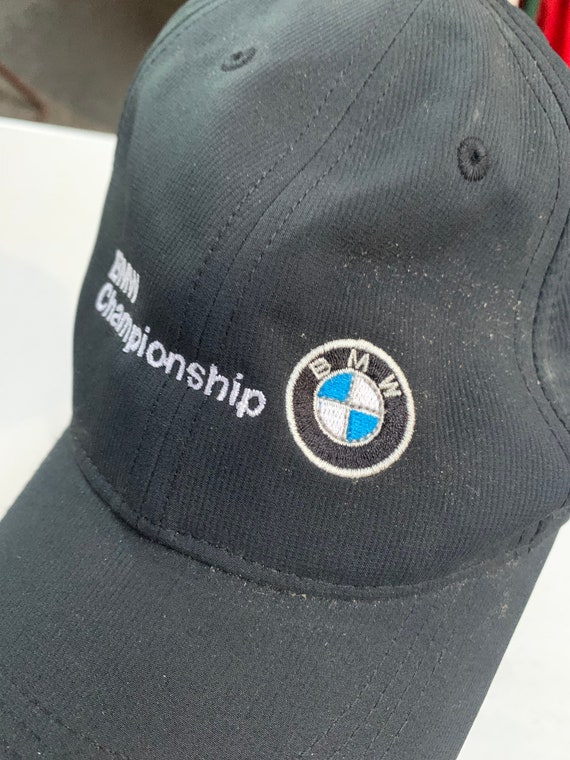 Vintage BMW Golf Championship Adjustable Hat Cap - image 9