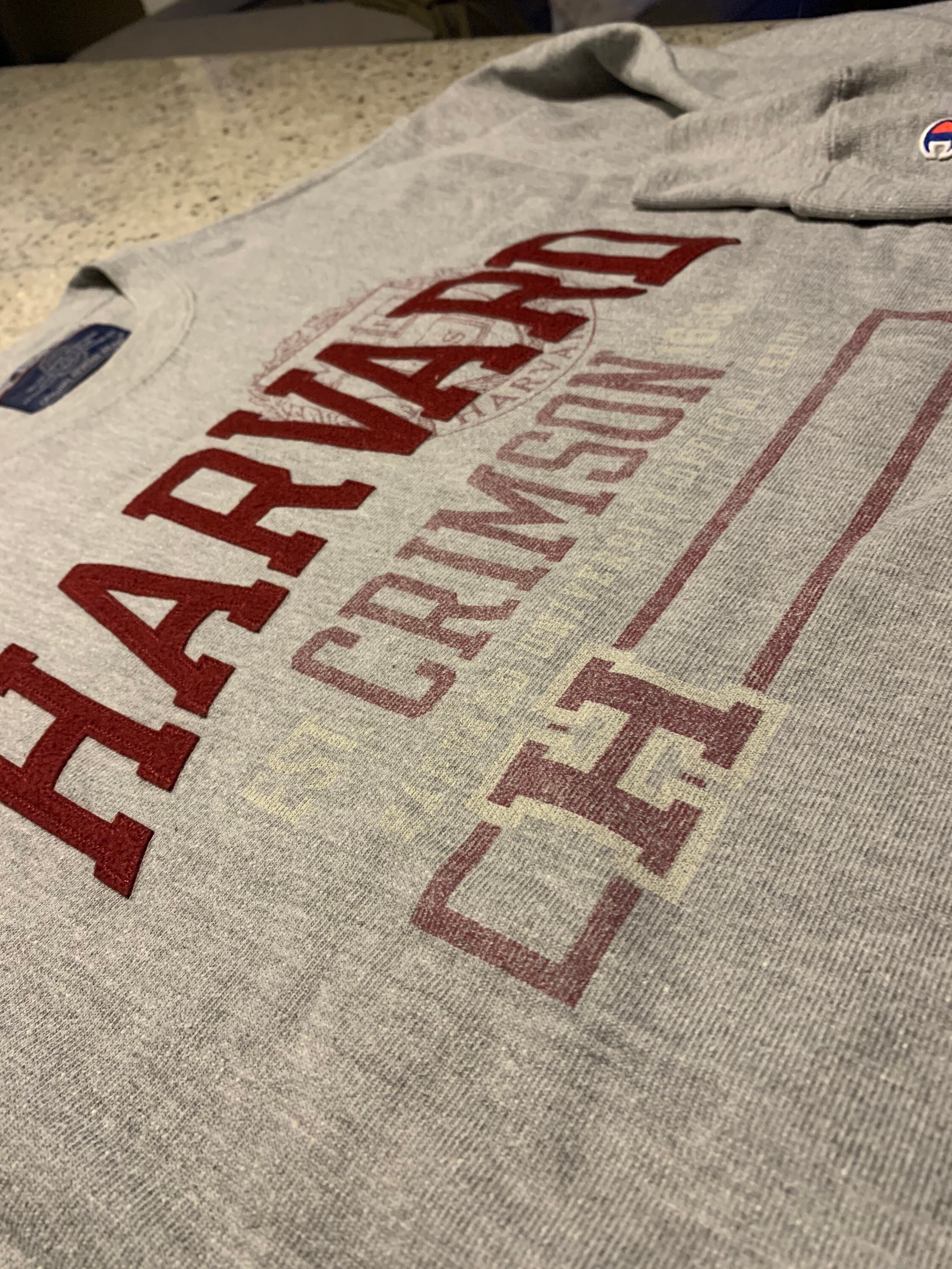Vintage Harvard Champion Brand Reverse Weave Crewneck